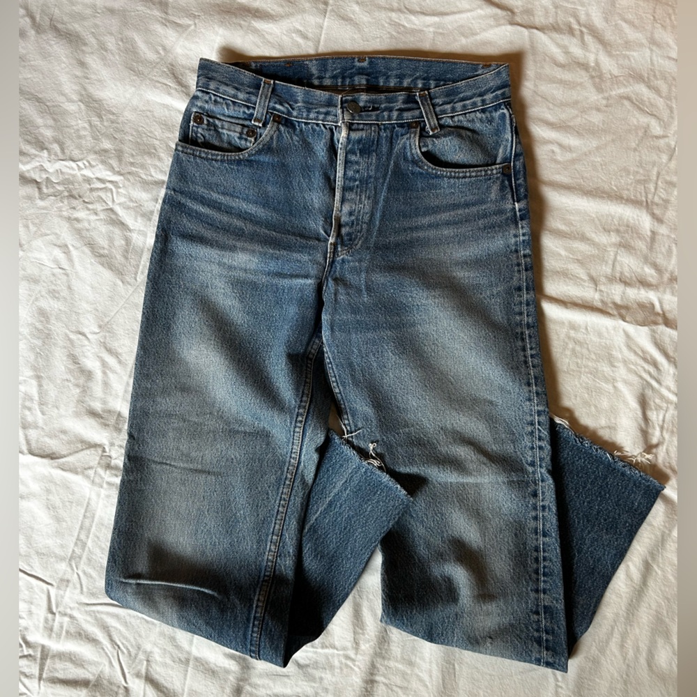 Cropped Vintage Levi’s 501s